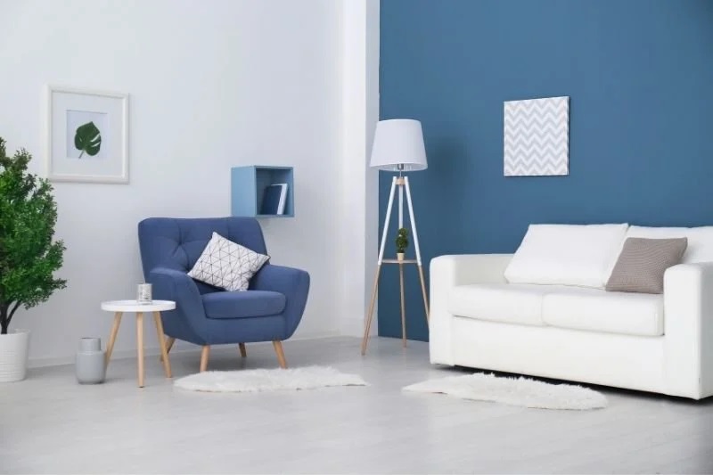 Karşıyaka salon iç cephe boyama örneği